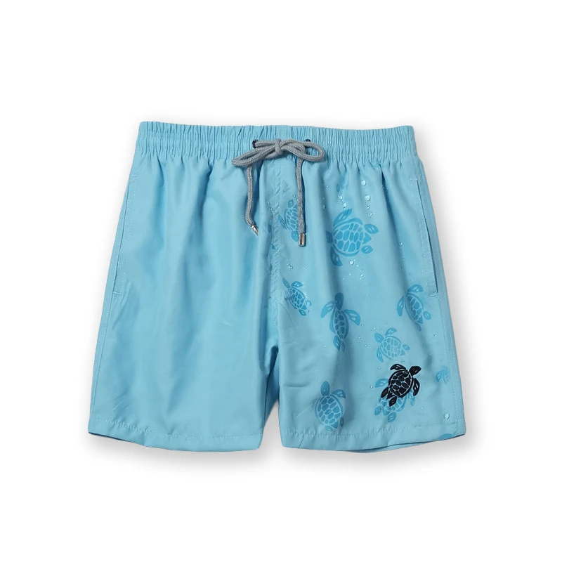 Новинка мужские Гидрокостюмы для купания ткань изменения цвета в воде шорты серфинга гидрохромные плавки пляжного бермуды