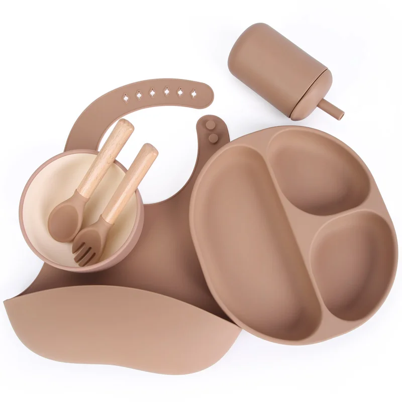 Silicone Tableware Baby Plate Bowl For Children Babies Kids Toddlers