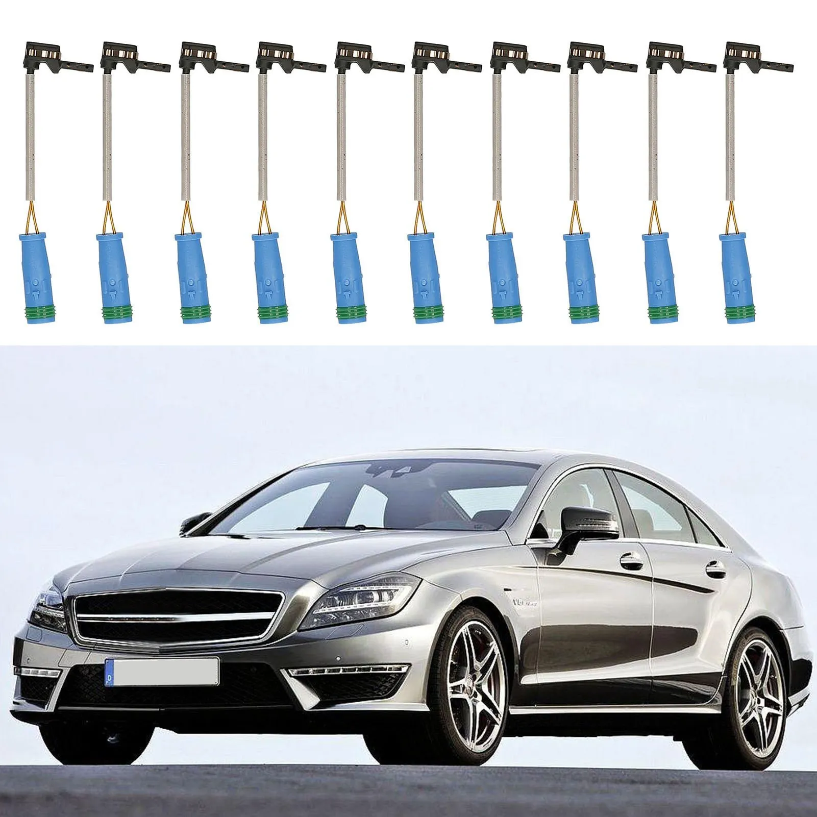 Front Rear disc brake pad wear sensor 2319050014,1695401617 Replacement for Benz C300/C350e/C400/C43 AMG/C450 AMG/CLA250/CLA45 A