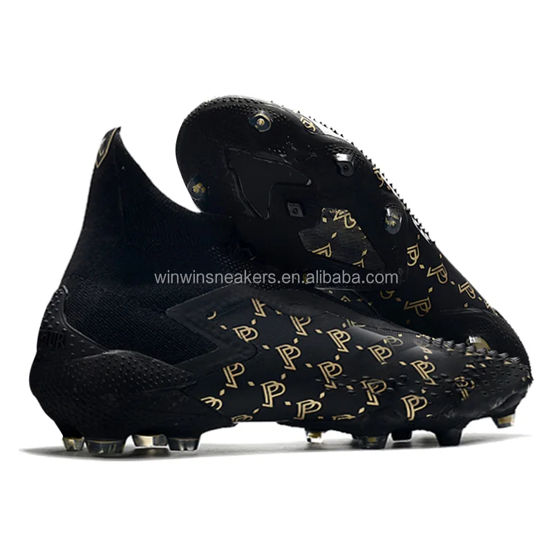 
Predator Mutator 20+ black golden football boots soccer shoes, new football boots soccer cleats, men soccer shoes 