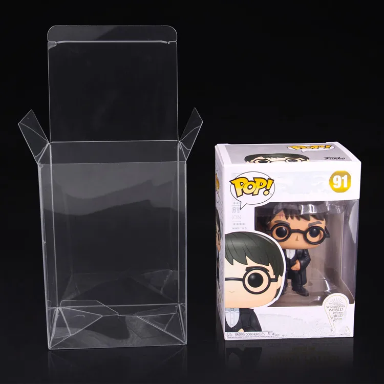 Custom Clear  inches Funko Pop box protector box packaging automatic buckle plastic boxes