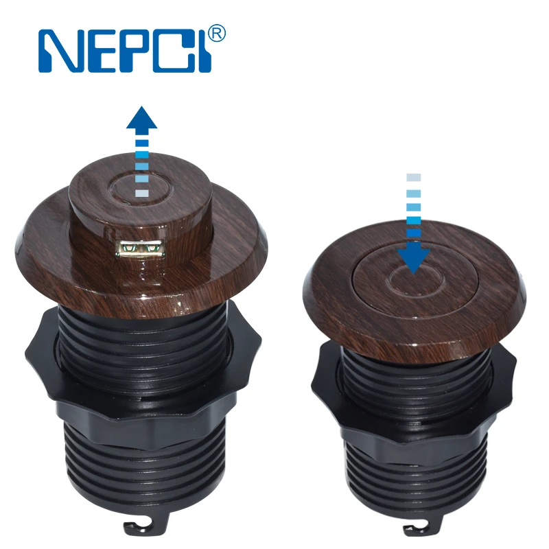  Nepci Рабочий стол pop up USB зарядки розетки XJY-DC-01 выдвижной Электрический мульти-станция зарядного устройства с портом