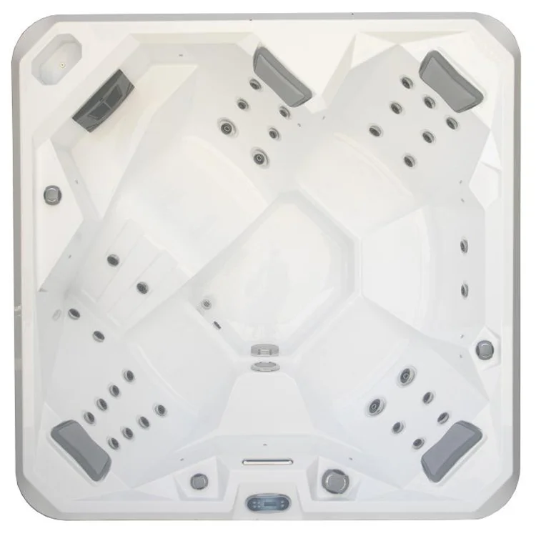 Hydrorelax Family Luxury tubs LED 5 Person spa Bathtub Garden Massage Outdoor hot tub spa tubs With Filter