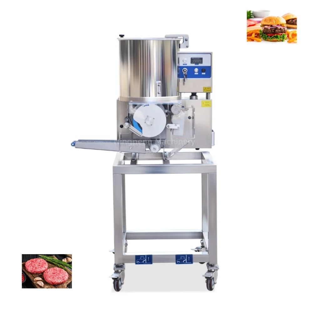 Hamburger Burger Chicken Nugget Press Maker Automatic Jamaican Beef Patty Make Form Mould Machine Price