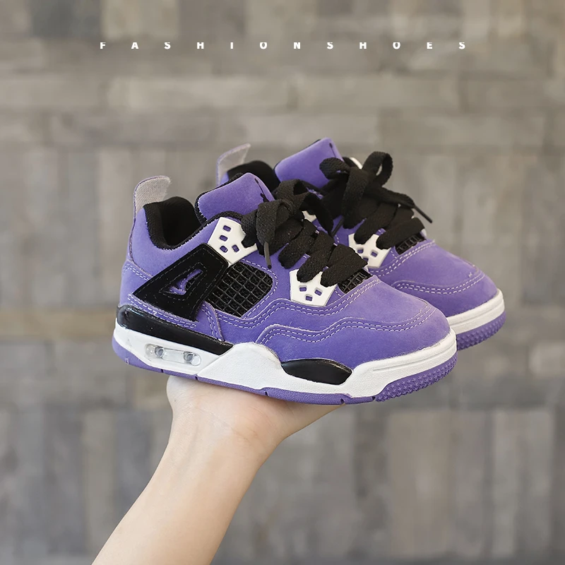outdoor kids  suede casual skate lace up shoes Kinder Skateschuhe