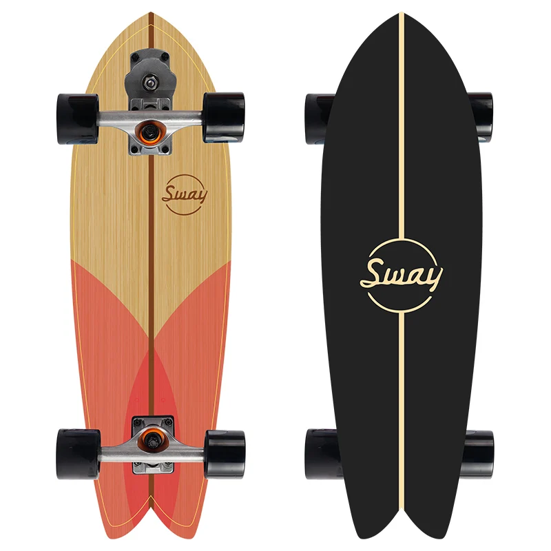  Новый дизайн 32 дюймов S7 грузовик Канада клен Surfskate оптовая продажа рыбы для серфинга катания на