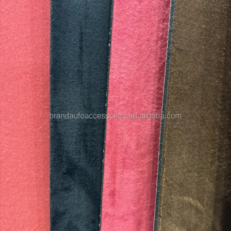 Pin hole grain Microfiber articical leather & fabric for car dashboard covers material