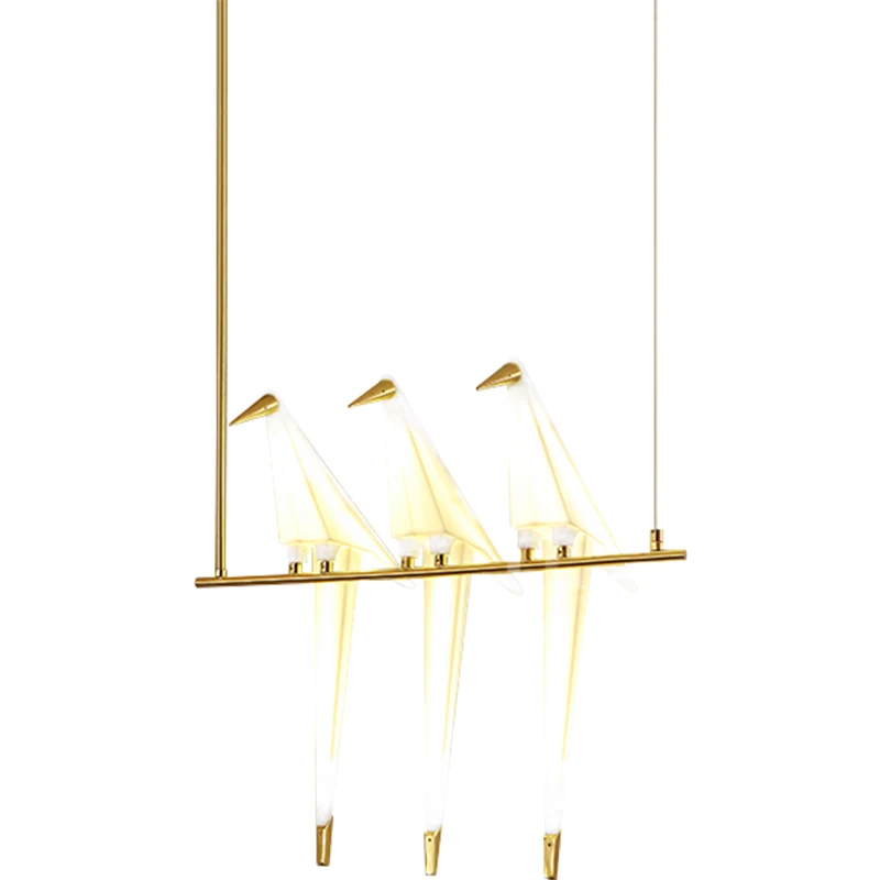 Industrial style Nordic  chandelier lighting  home decor Restaurant lamp dining room Nordic bedside simple bird pendant light