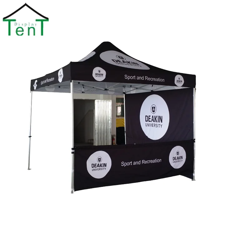 
3x3m 10x10feet foldable aluminum booth tent with logo printing for advertising promotion 