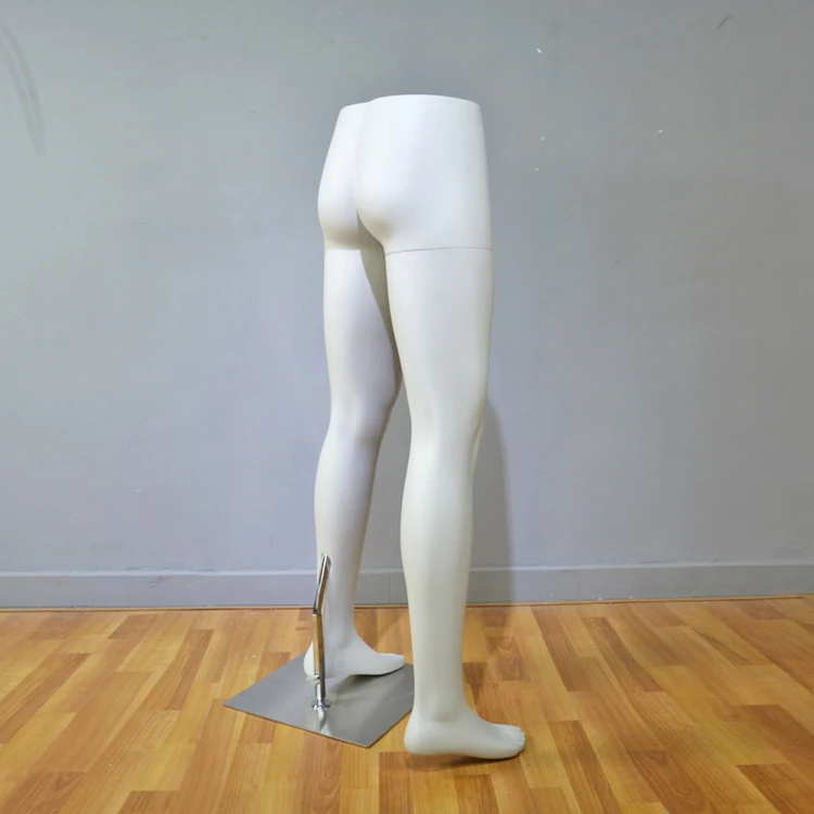 For trousers display fiberglass standing man lower half body mannequin,leg mannequin