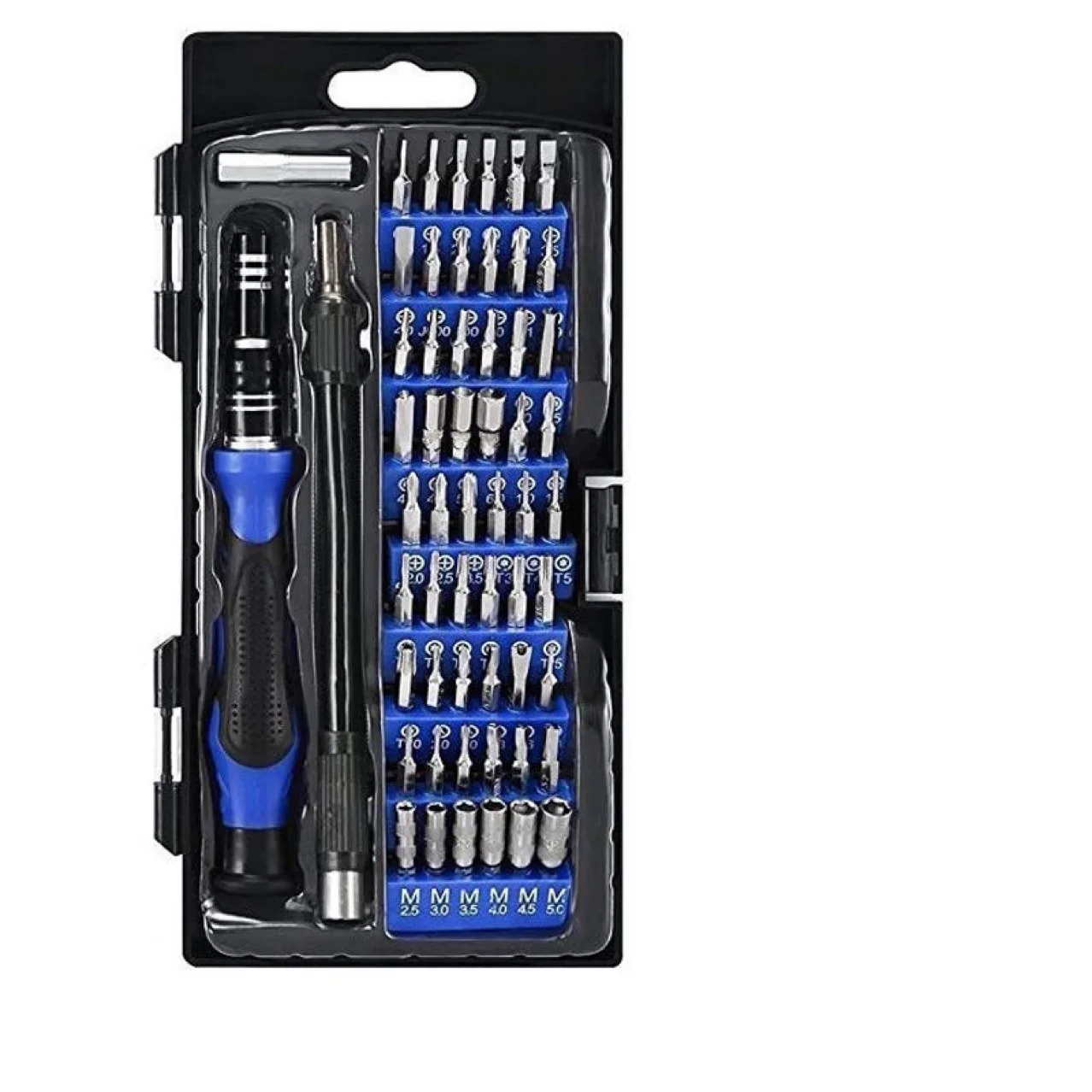 Multifunctional 58 in 1 Set of Household Screwdrivers Detachment Screwdriver Set with 54 Bits