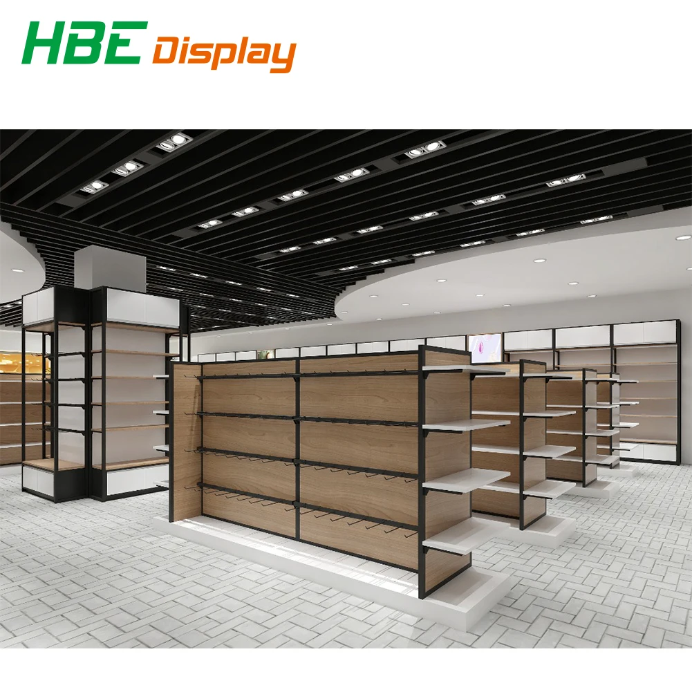 economic style wood store convenient shelf