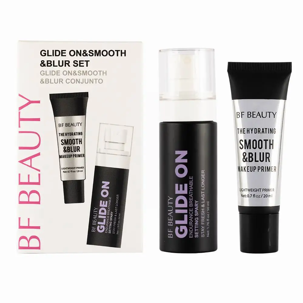 Waterproof Makeup Hydrates Setting Spray Waterproof Smooth Blur Primer Makeup Primer Glide On Smooth Blur Face Set