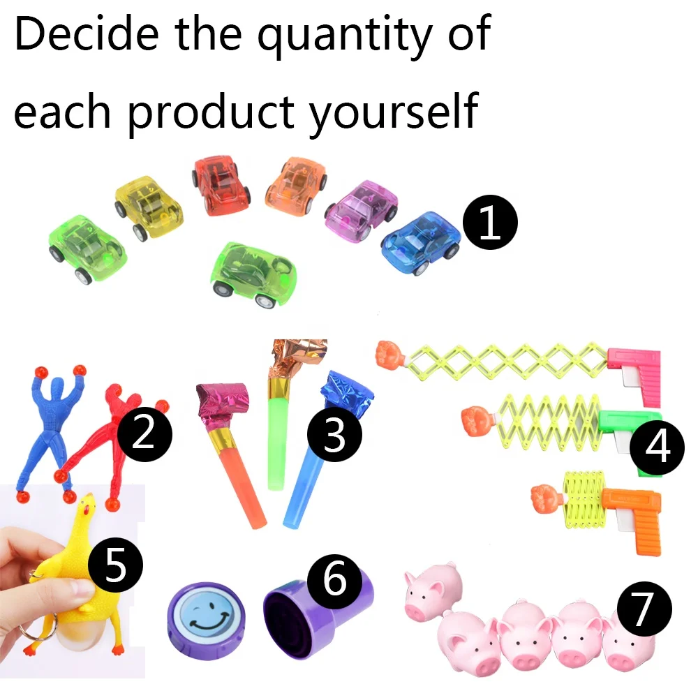 Assorted Party Favor Toys for Kids Carnival Classroom Prizes Pinata Fillers Funny Gift Toys