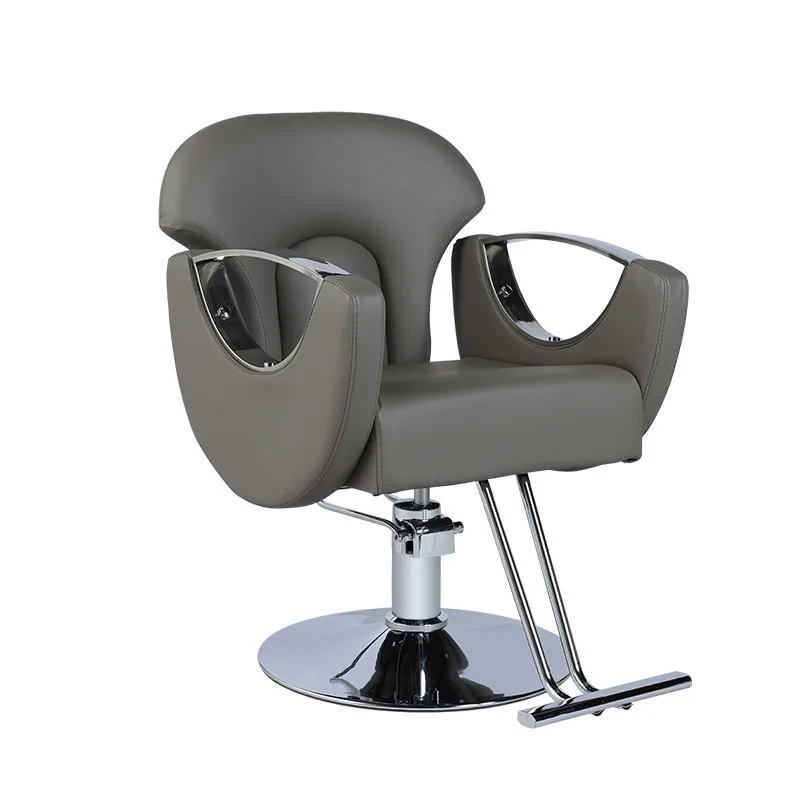 Hot sale barbershop salon furniture metal gold beauty hair salon chair Professional hairdressing barber chairs