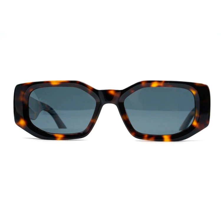 Finione Dynasty Rectangle Sunglasses in Black Manufacturer Designer Fashion