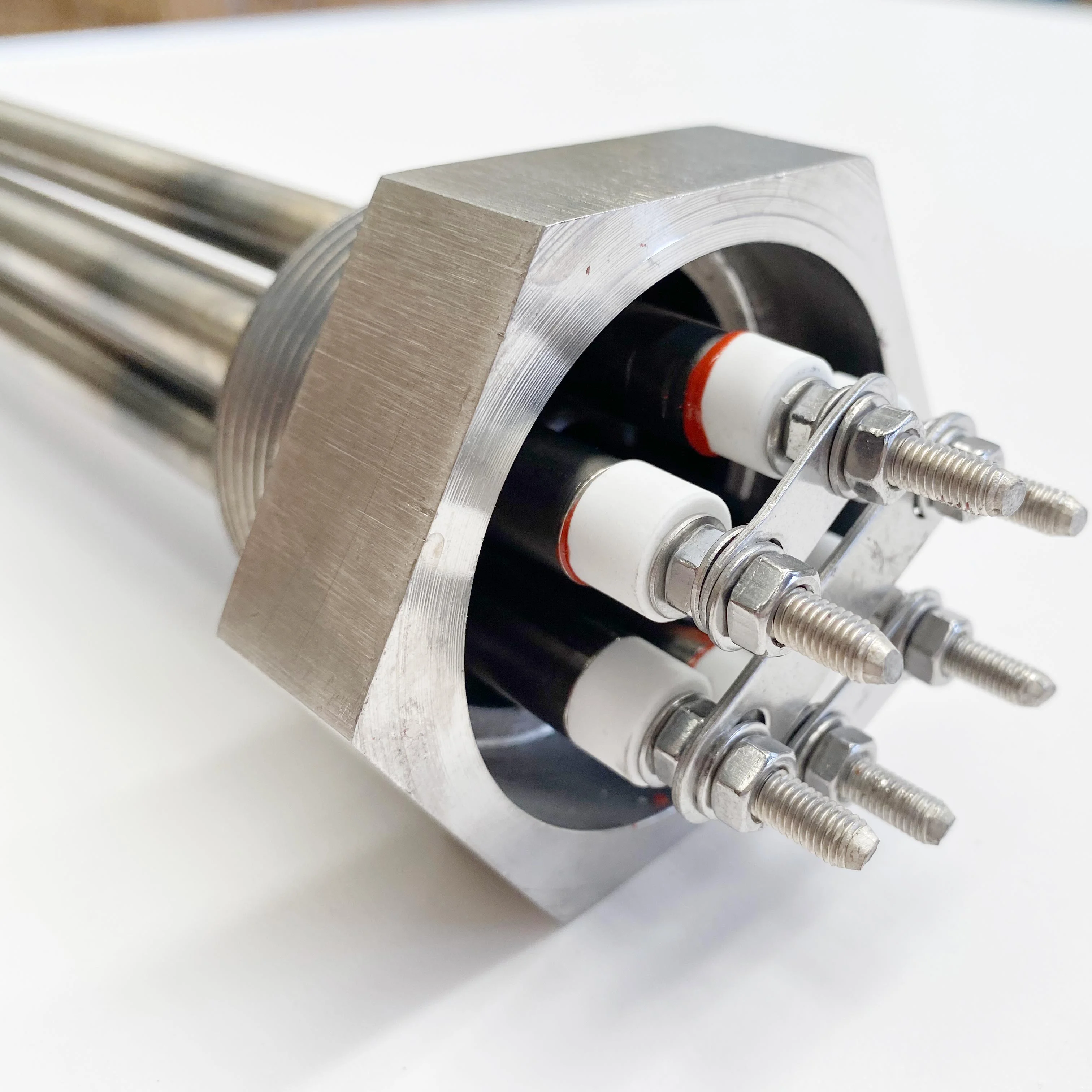 Customized 220V 380V 3Kw industrial heating rod electric flange immersion water heater