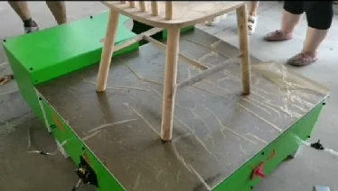Table and chair bench leg leveling machine Furniture manufacturing sawing to find stability equipment