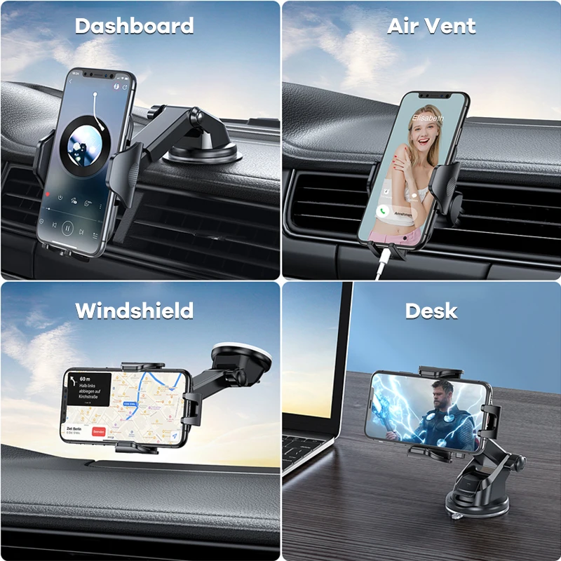 2022 New Design Custom Oem Odm Universal 360 Degree Rotating Car Cell Phone Holder