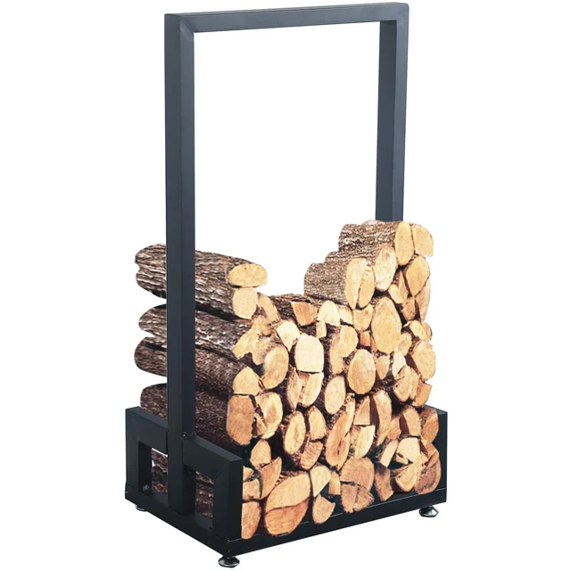 Industrial Heavy Duty Firewood Log Rack for Home Fire Place Decoration