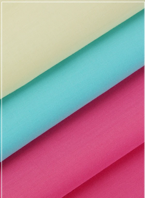 Durable 65/35 TC Dyed Polyester Fabric 65% Poplin Fabric Egyptian Cotton Fabric For Pocketing Interlining Cloth
