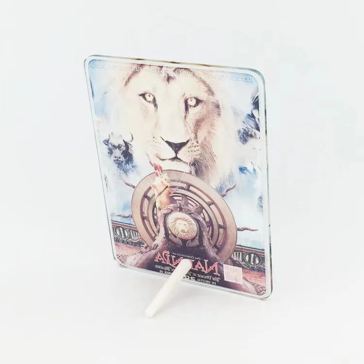 Yinsa PF008 Customize Your Own Style Personality Decoration Transparent Sublimation Glass Photo Craft Frame