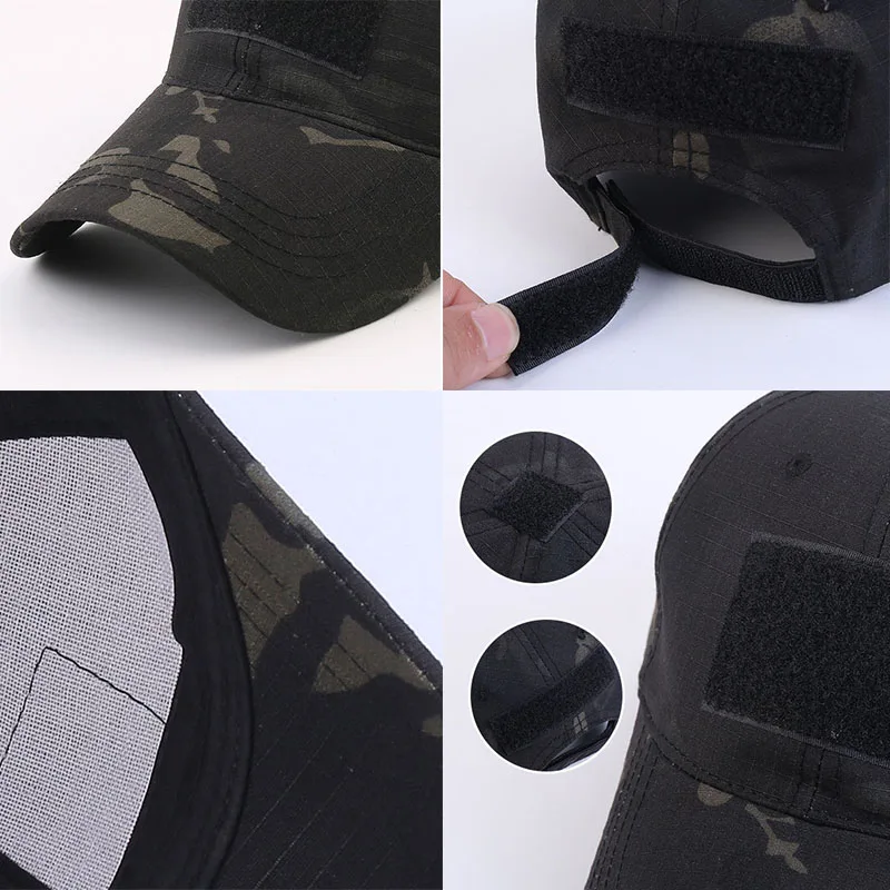 Оптовый камуфляж уличная Кепка-тракер тактические кепки-бейсболки