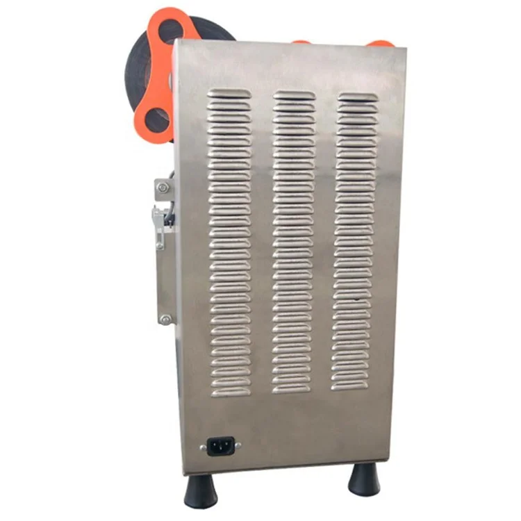 Fully Automatically Counter Boba Tea Cup Sealing Machine 90 95 Juice Drink Package Cup Sealer