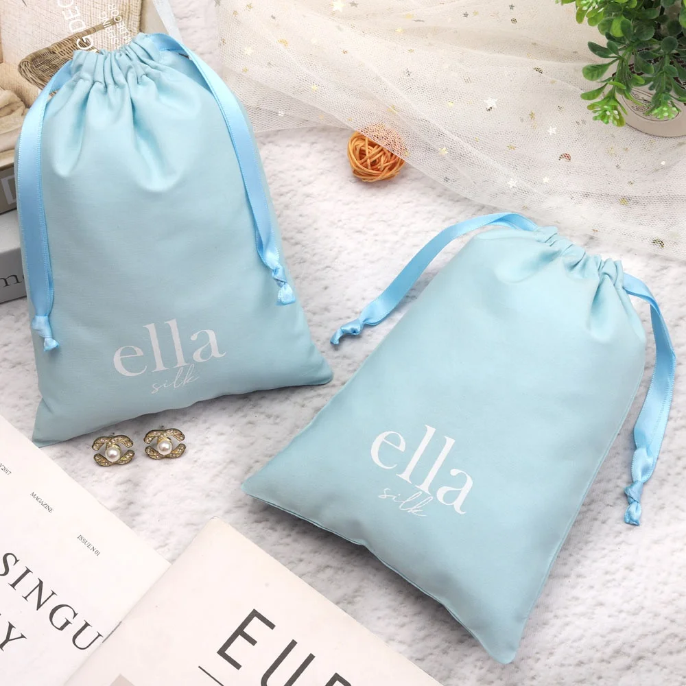 Custom Small Muslin Cotton Drawstring Cosmetic Skincare Makeup Storage Bag Organic Muslin Dust Gift Pouch
