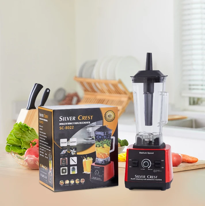 Heavy Duty Commercial Blender Professional Blender Mixer Food Processor Blade Juicer Ice Smoothie Machine