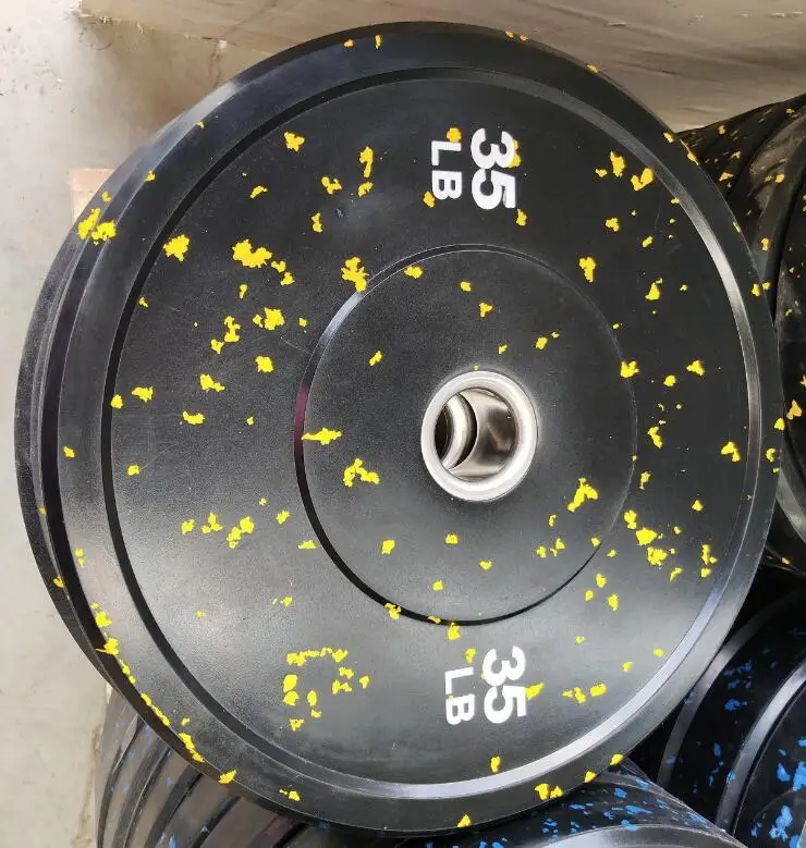 Оптовая продажа чугун круглые Штанги Гантели, обрезиненные блины для штанги 25 кг хром для гимнастического зала