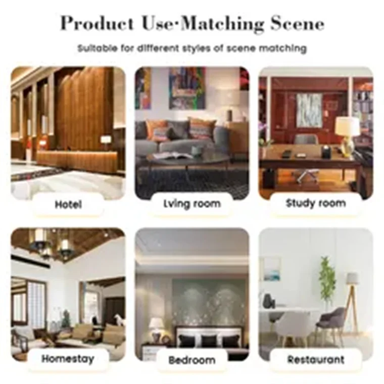 Classic Retro Linen Table Lamp Floor Lamp Fabric Lampshade Lampshade Flower Lampshade