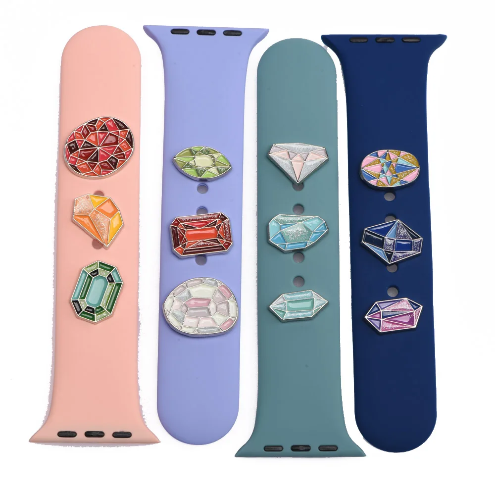 new arrival decorative Ring For  Watch Band Strap Watchband Accessories Charms For iWatch Bracelet