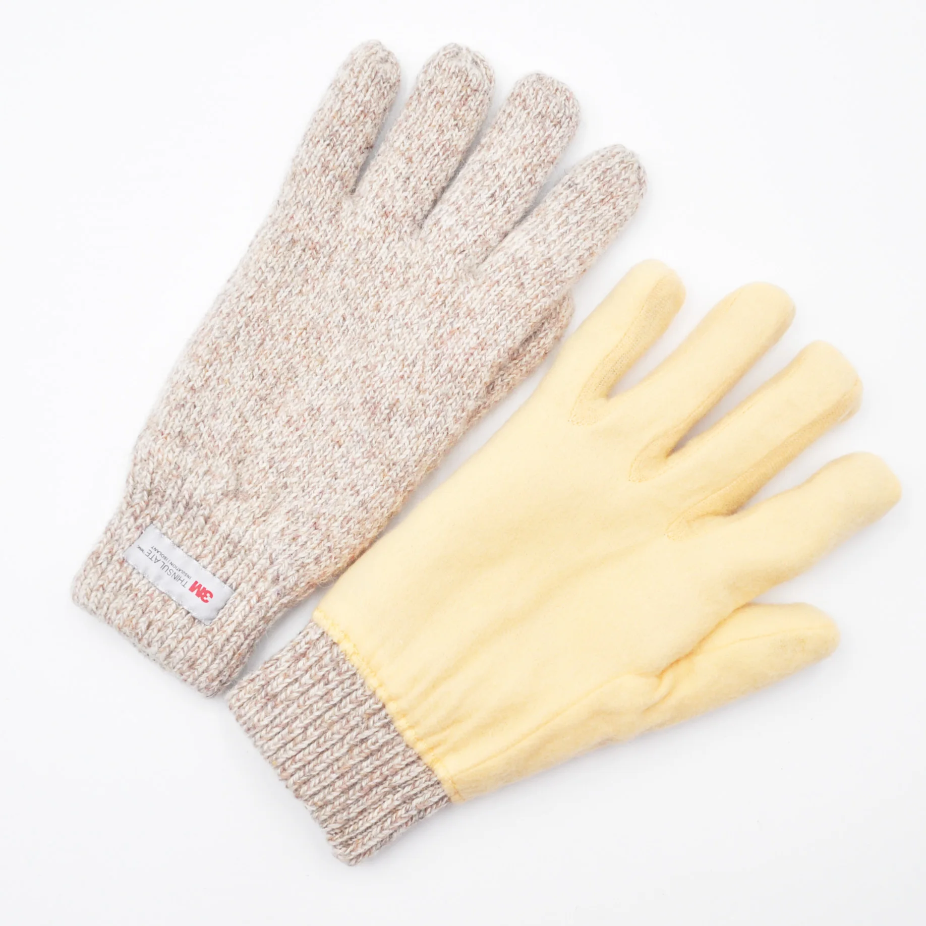 Winter Gloves Acrylic Knitted  Wool Yarn Work Gloves Man Warm 3M Thinsulate Gloves