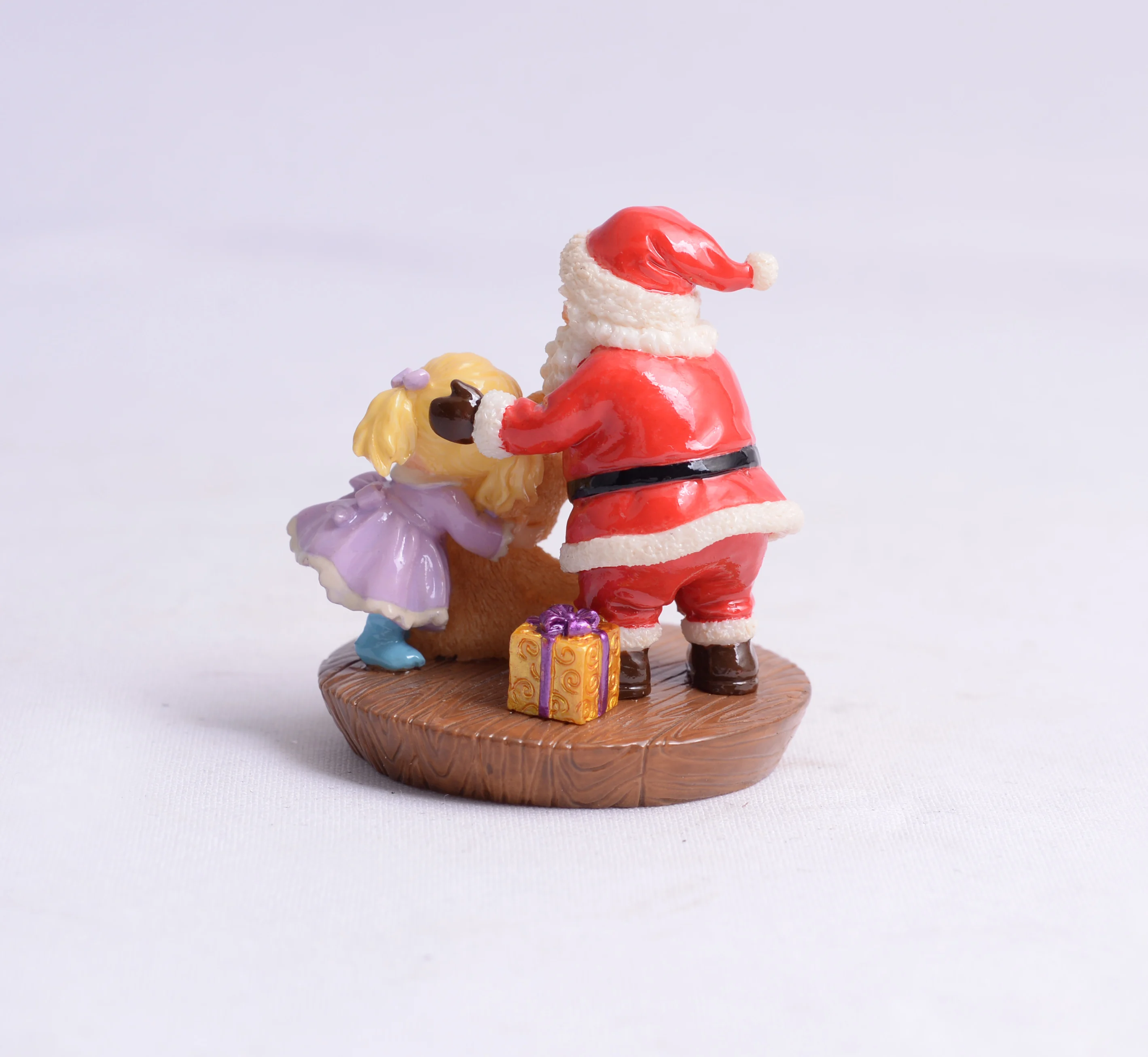 OEM Resin Christmas Santa Statue Ornament Table Decorations Decoration Gift Resin Craft