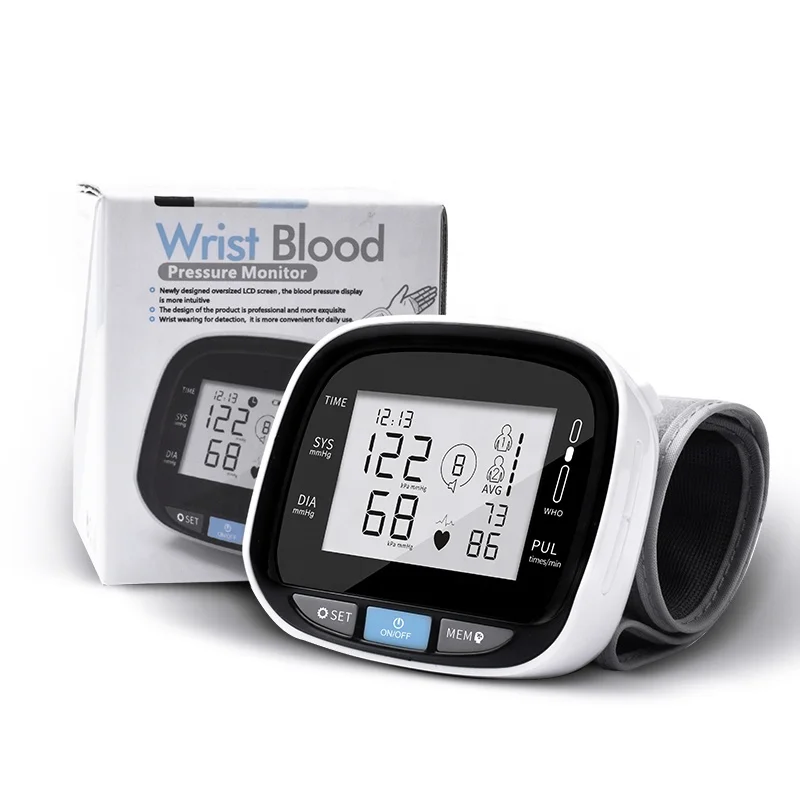
Best selling digital adult wrist type blood pressure monitor automatic electronic hospital blood pressure monitor 