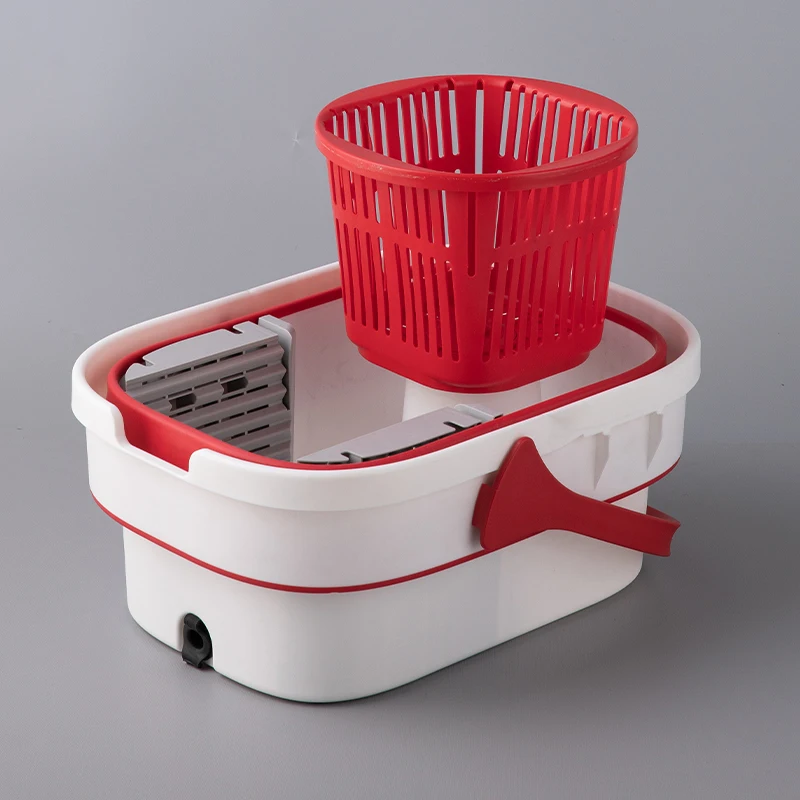 Jesun Wholesale Self Wringing Microfiber Spin Mop Bucket Set 360 Mop and Bucket and Wringer Cleaning System for Floor