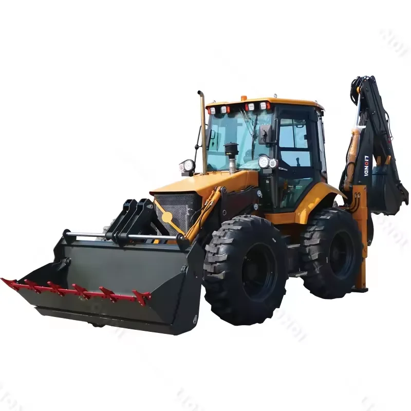 Mini loader backhoe loader wheeled type backhoe loader excavator for sale