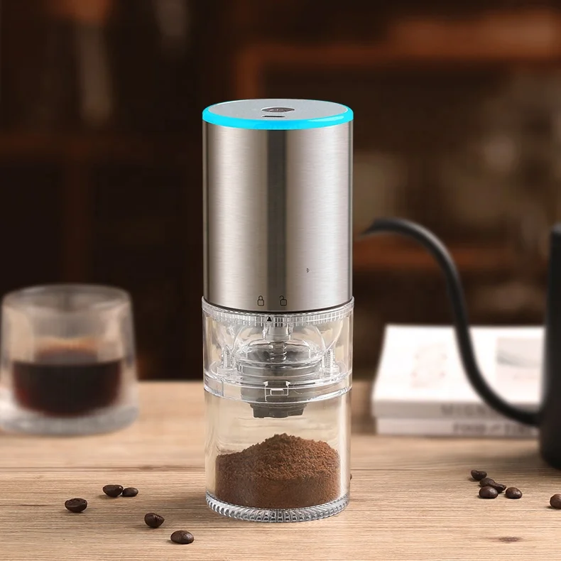 Chinese Manufacturer USB Rechargeable Adjustable Core Coffee Mill Grinder