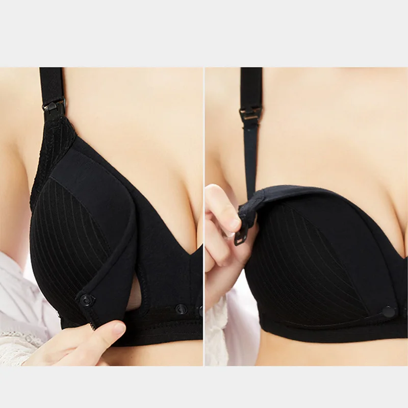 Breastfeeding Bra Feeding Unrimmed Collecting Cotton Comfortable Bra Thin Sleeping Breastfeeding Maternity & nursing bras