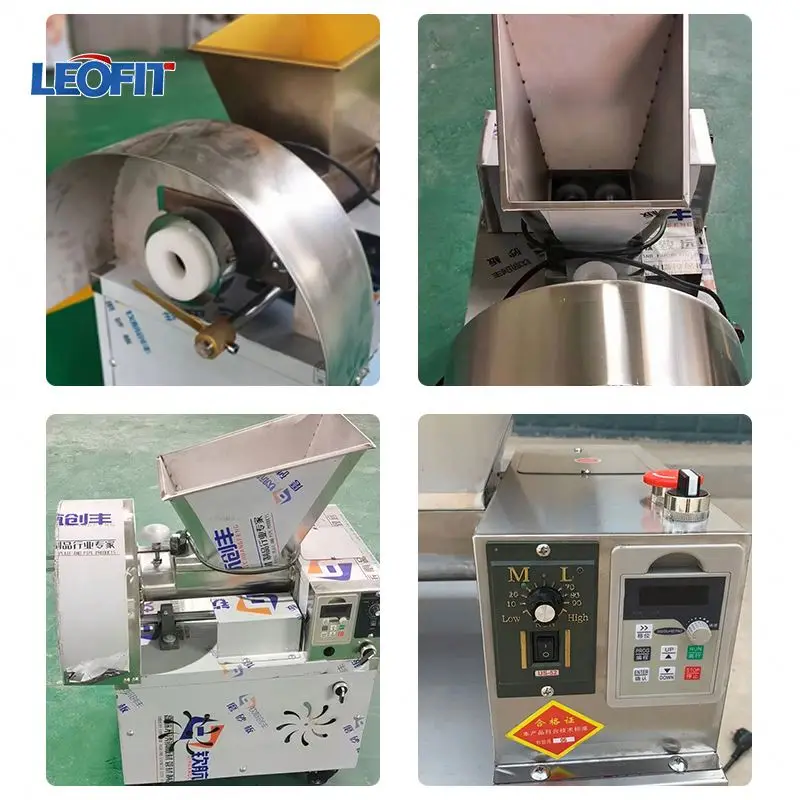 Stainless Steel Dough Divider Rounder Pizza Bread Cutter Ball Mashed Potato/Cassava Flour/Rice Ball Fillings Dividing Machine