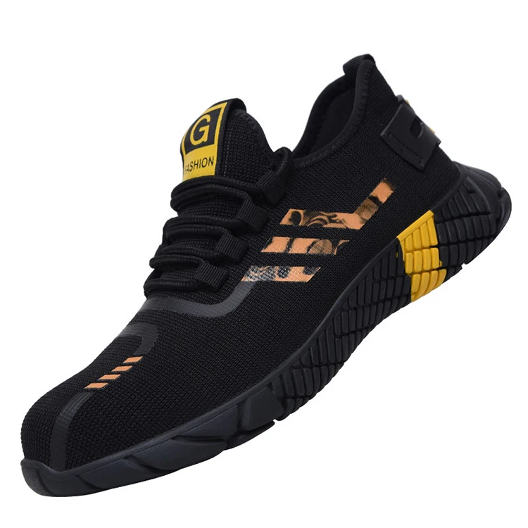 Men and Women Casual work safety shoes Anti-smash Breathable sport safety shoes steel toe workmans safety shoes