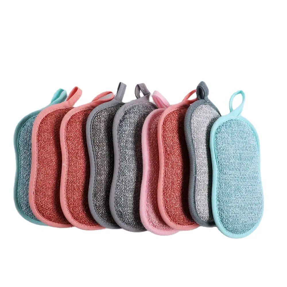 GRS BSCI Factory wholesale customization microfiber sponge dishwashing wipe kitchen cleaning sponge