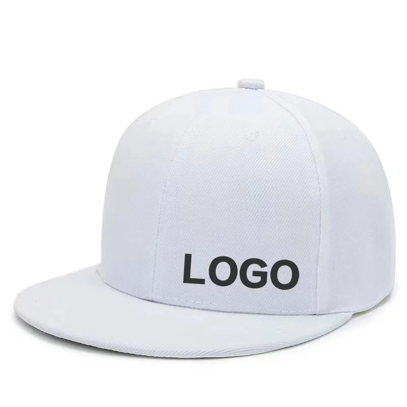 OEM Wholesale Custom Embroidery Logo High Quality Solid Blank Snapback Caps Hip Hop Fashion Outdoor Hiking Brim Snapback Cap