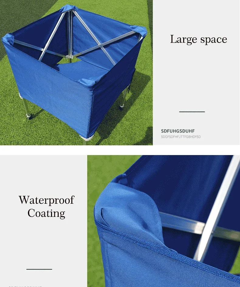 Heavy Duty Portable Volleyball Basketball Football Soccer Tennis Ball Carry Cart With Wheels