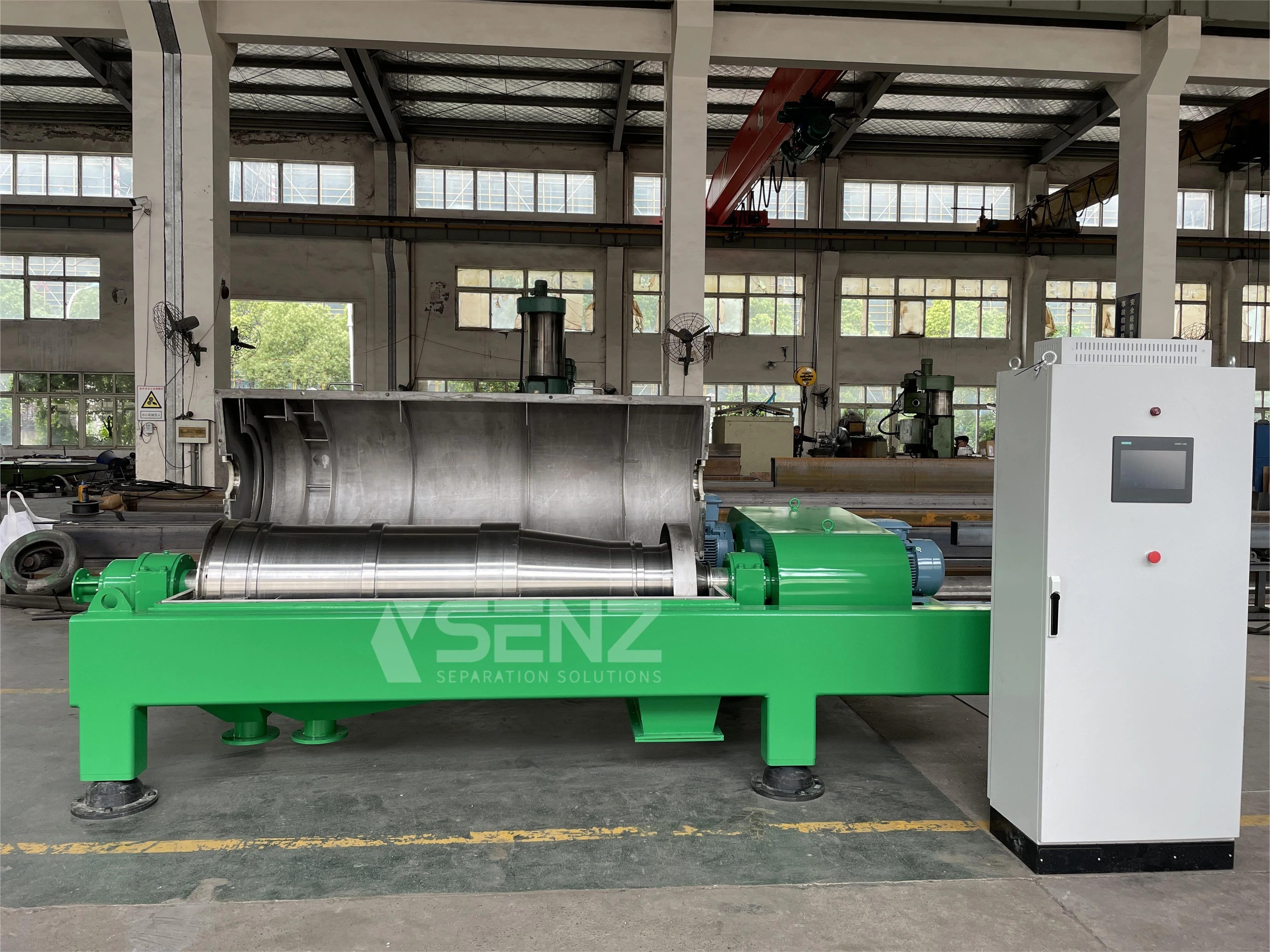 High Quality China Decanter Centrifuge manufacturer for Olive Oil Separation Oil filter Machine