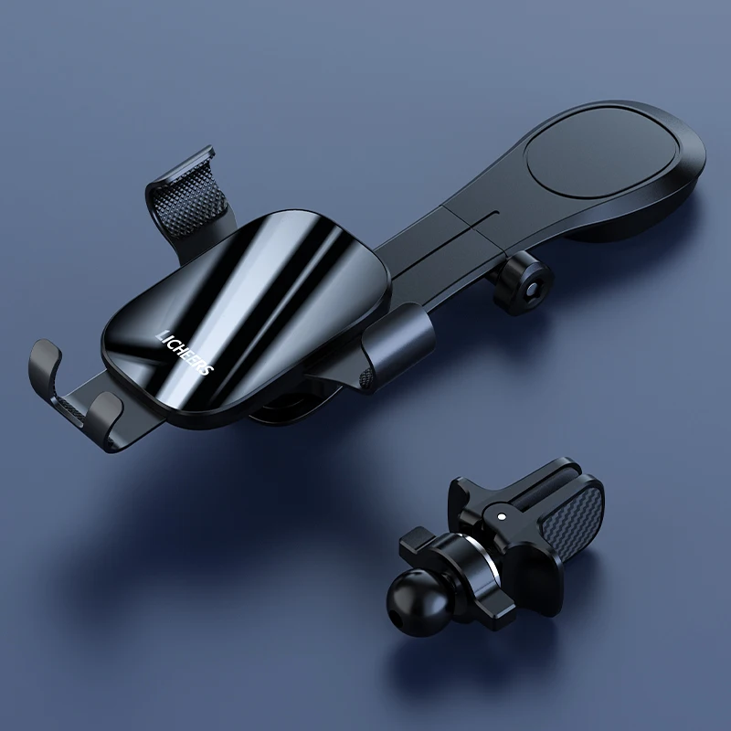 LICHEERS 2022 Upgraded Gravity Car Phone Holder Mount for Dashboard Air Vent Windshield For iPhone 13 12