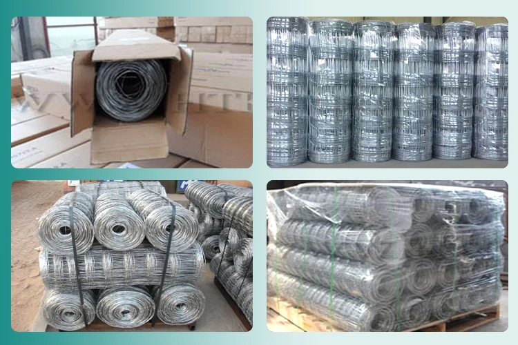 2.5mm 2.7mm Factory Price Heavy Duty Fixed Knot Woven Wire Field Game Fence Galvanized Sheep Farm Fence