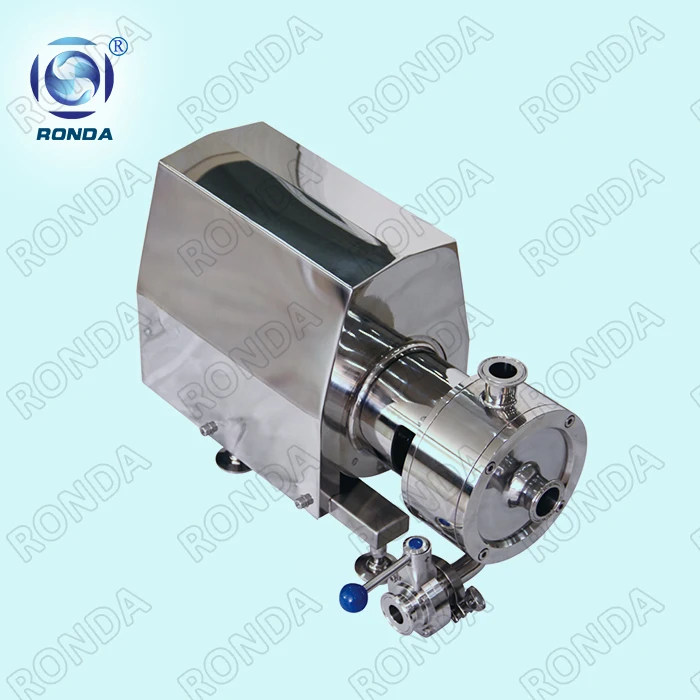 JRL sanitary SS316 material single stage homogeneous emulsion pump for soybean milk, ointment, pigment, etc.