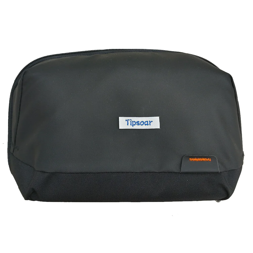 Tipsoar 2024 New OEM Custom Travel Water Resistant Hard Gadget USB Cable Zipper Case Portable Electronic Accessories Organizer